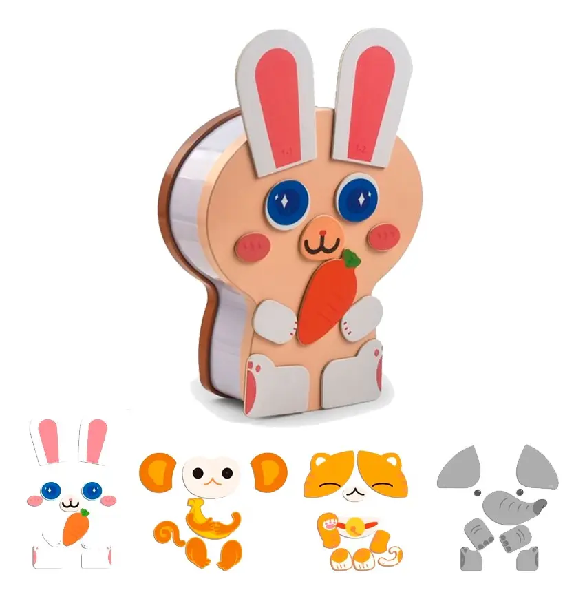 Magnetic Animal Puzzle — Tin Set 