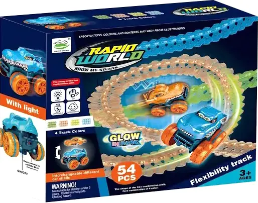 Race Track Set – 54 Pieces 