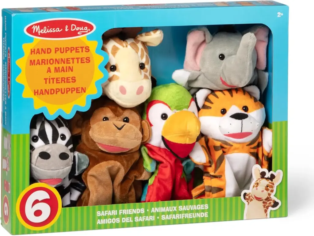 Melissa & Doug Safari Buddies Hand Puppets