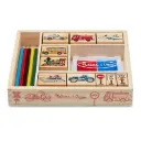 Melissa & Doug Vehicles Stamp Set 