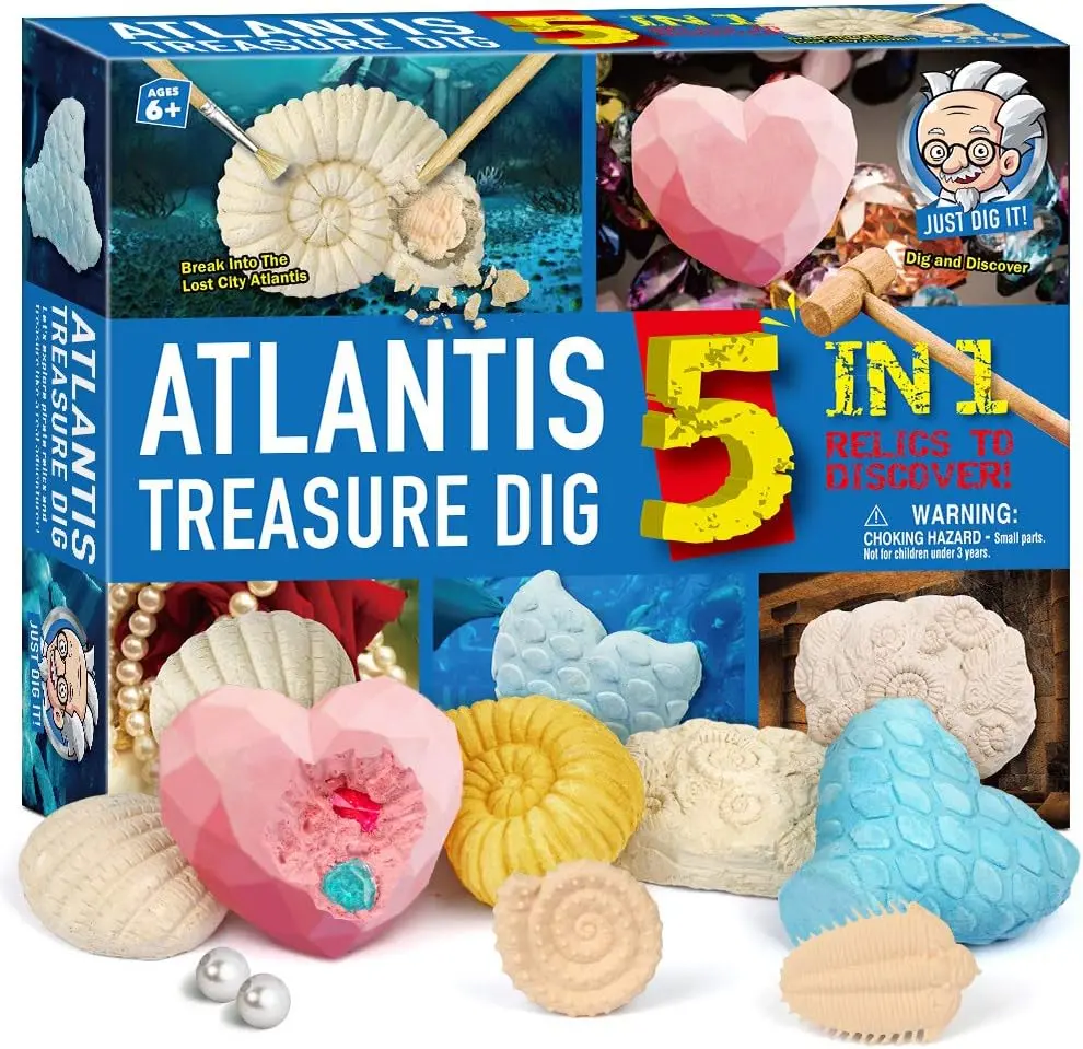 Atlantis Gemstones Dig Kit 5-in-1 – XXtoys 