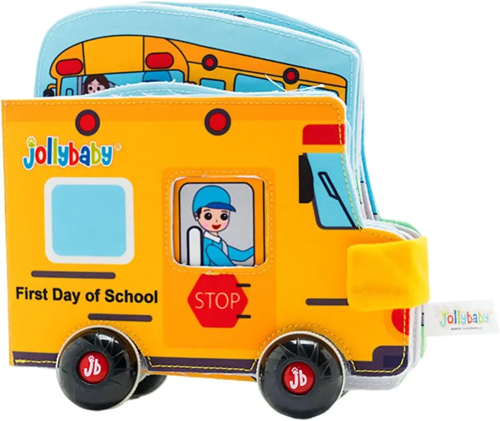 Cloth Books for Kids – School Bus