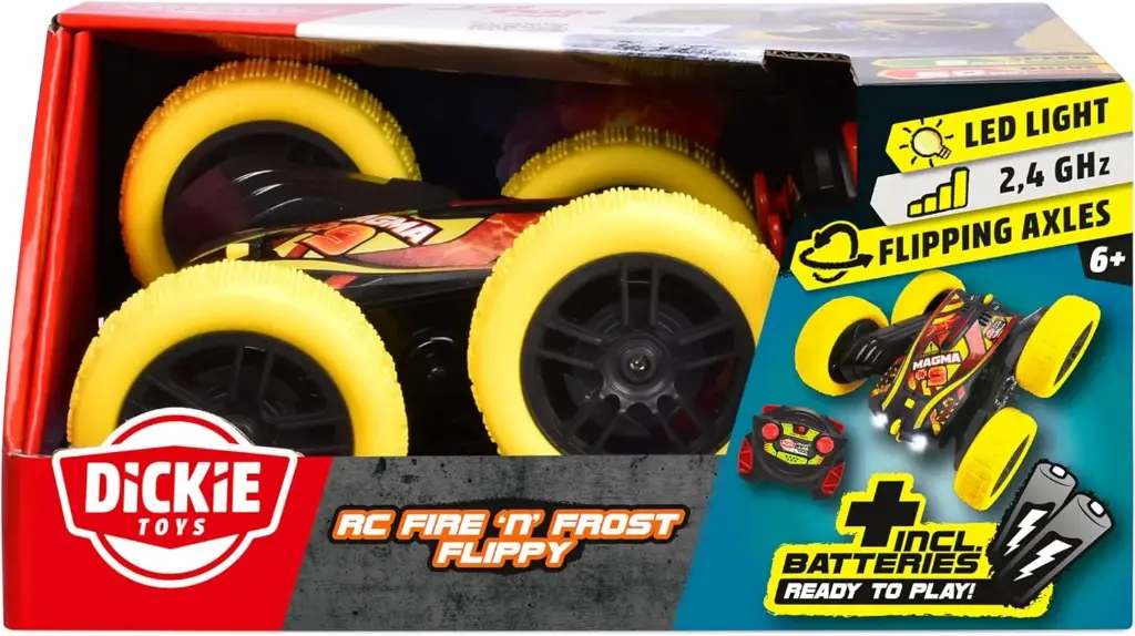 Dickie Toys – RC Car Fire N Frost Flippy 