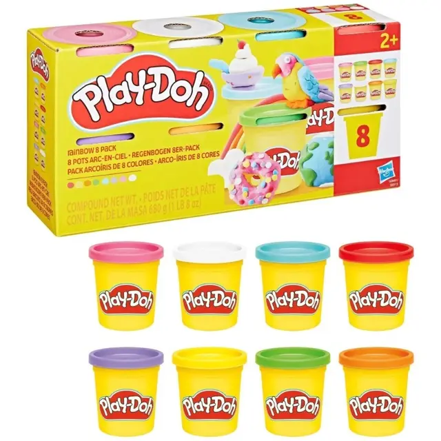 Play-Doh – Rainbow Clay Set 8 Pack