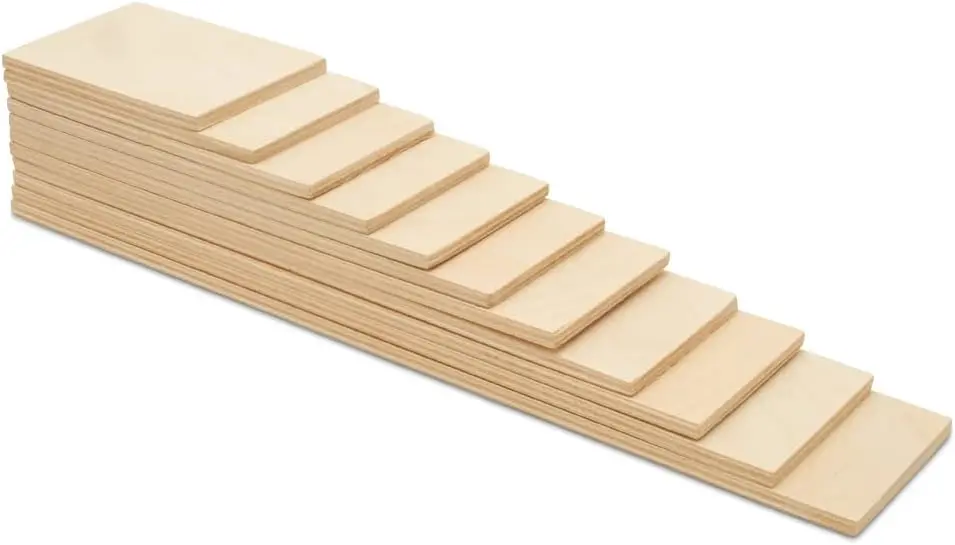 Wooden Rainbow Building Boards