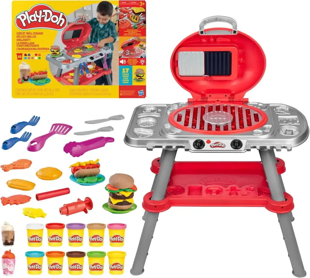 Play-Doh – Sizzlin' Grill Playset with Lights & Sounds