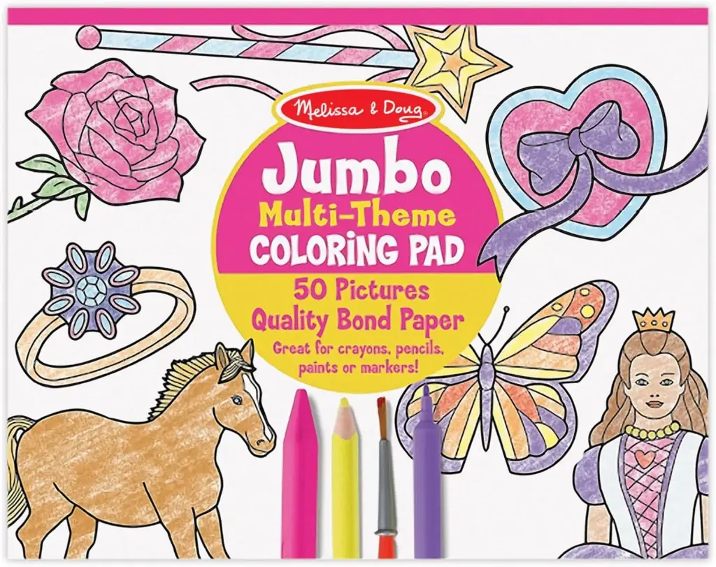 Melissa & Doug – Jumbo Coloring Pad 50 Pages 