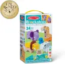 Melissa & Doug – Wooden Blockables Safari Play Set 34-Piece 