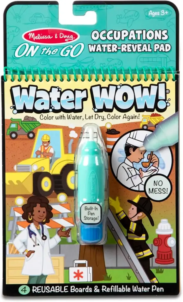 Melissa & Doug – On The Go Water Wow Occupations