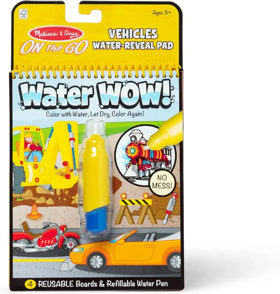 Melissa & Doug – On The Go Water Wow Vehicles 