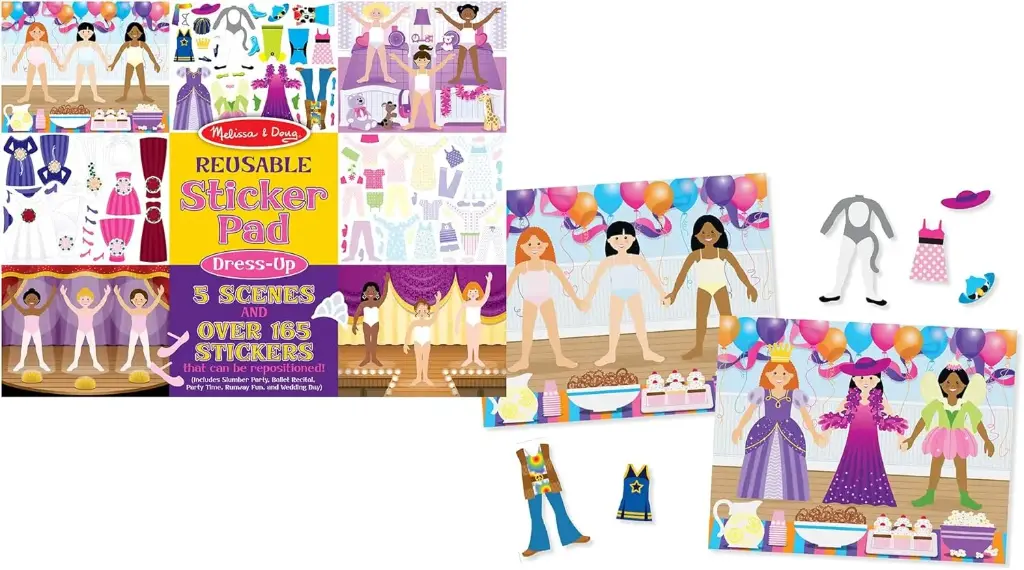 Melissa & Doug – Reusable Sticker Pad Dress-Up 