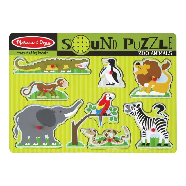 Melissa & Doug – Zoo Animals Sound Puzzle 
