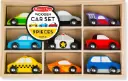 Melissa & Doug – Wooden Cars Vehicle Set in Wooden Tray 
