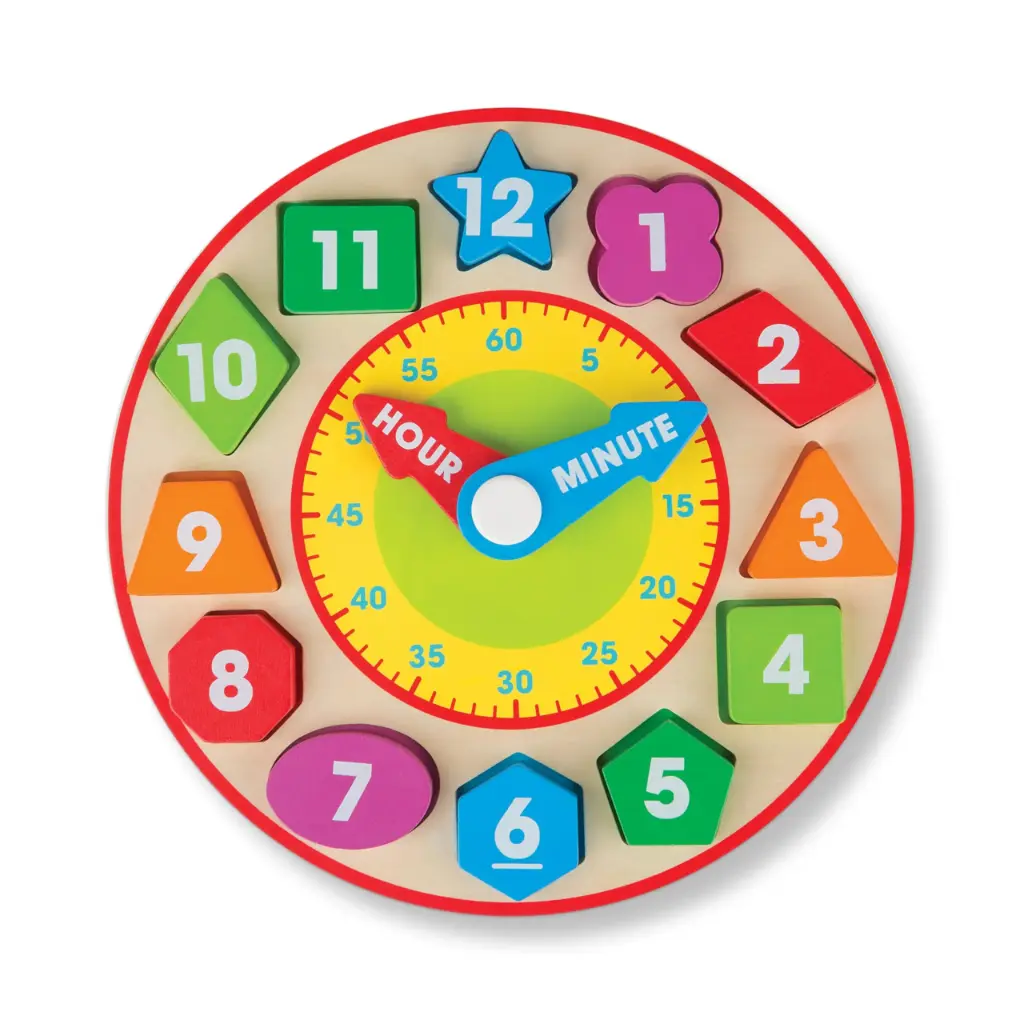 Melissa Doug Shape Sorting Clock