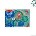 Melissa & Doug – Wooden Underwater Jigsaw Spinning Gear Puzzle 18 Pieces