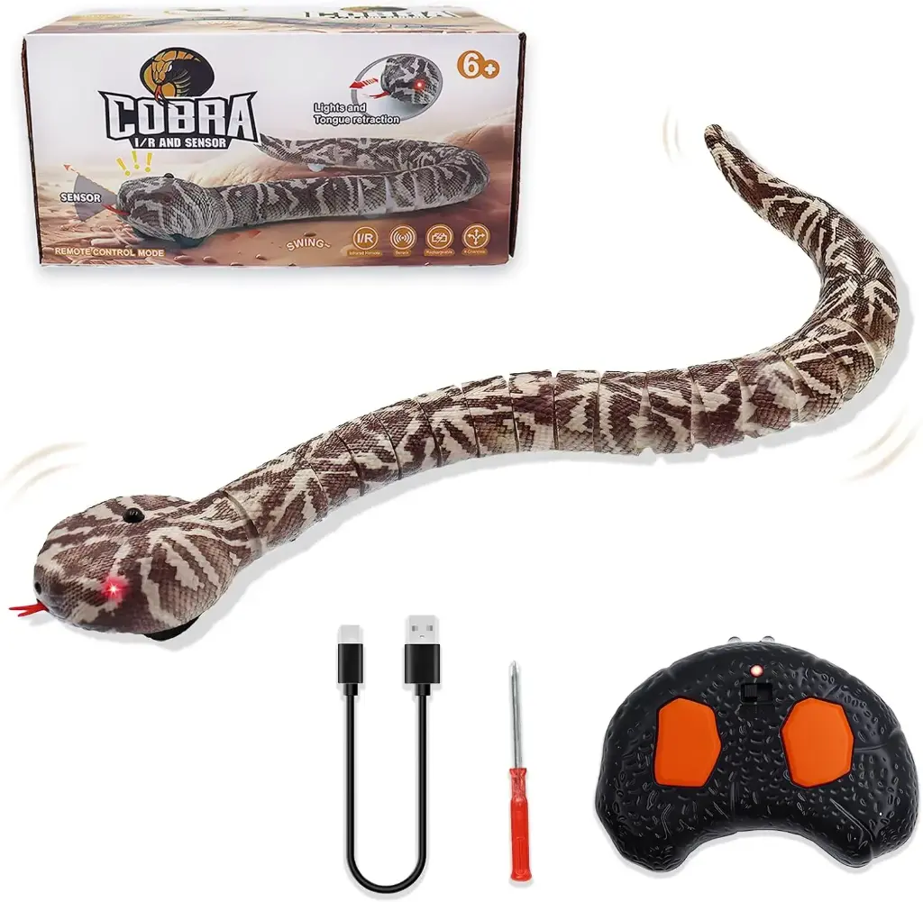 Infrared Remote Sensing Rattlesnake RC Toy 