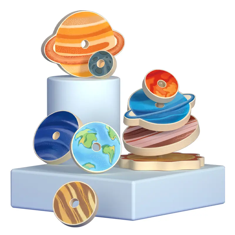 MiDeer – Stacking Toy Planets