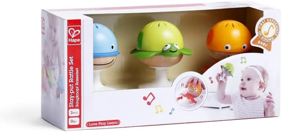 Hape – Put-Stay Rattle Set 