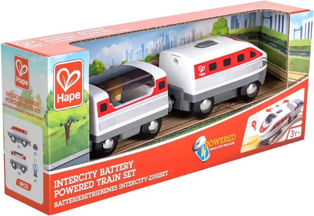 Hape – Intercity Battery Powered Train Set 