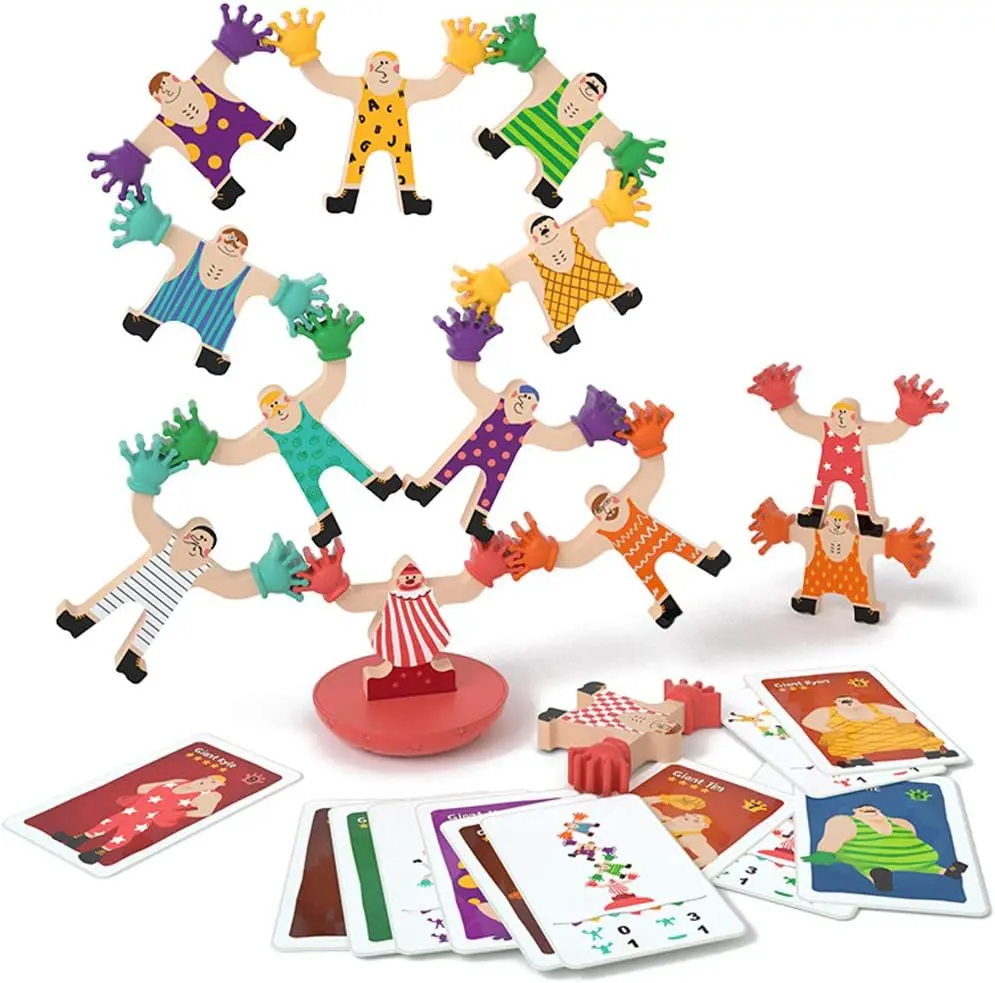Top Bright – Fingertip Hercules Wooden Stacking Toy