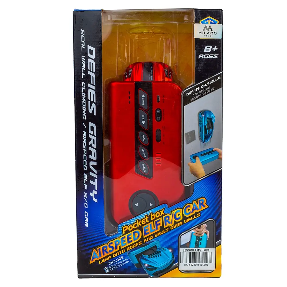 Anti-Gravity Wall-Climbing RC Racing Car – Red