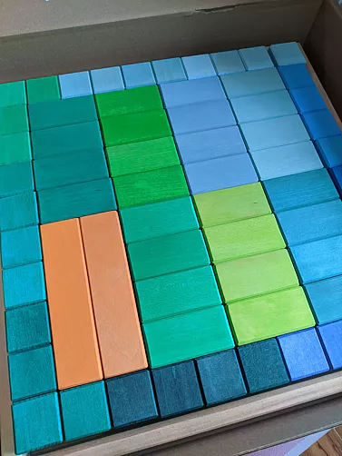 Rainbow Stepped Pyramid
