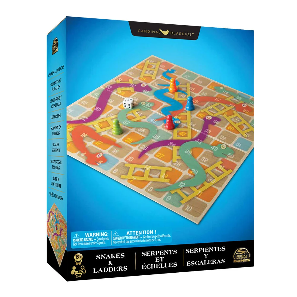 Classic Snakes & Ladders Game 