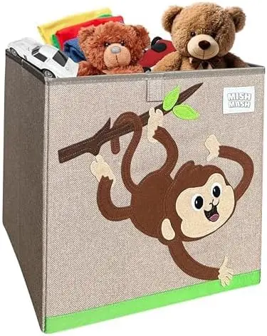 Storage Box Small Linen – Monkey