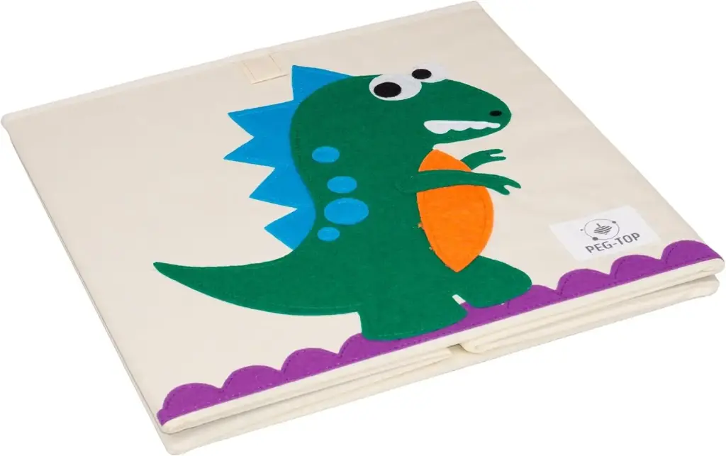 Storage Box Small Waterproof – Green Dino