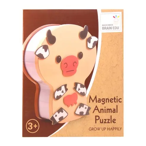 Magnetic Animal Puzzle — Cow