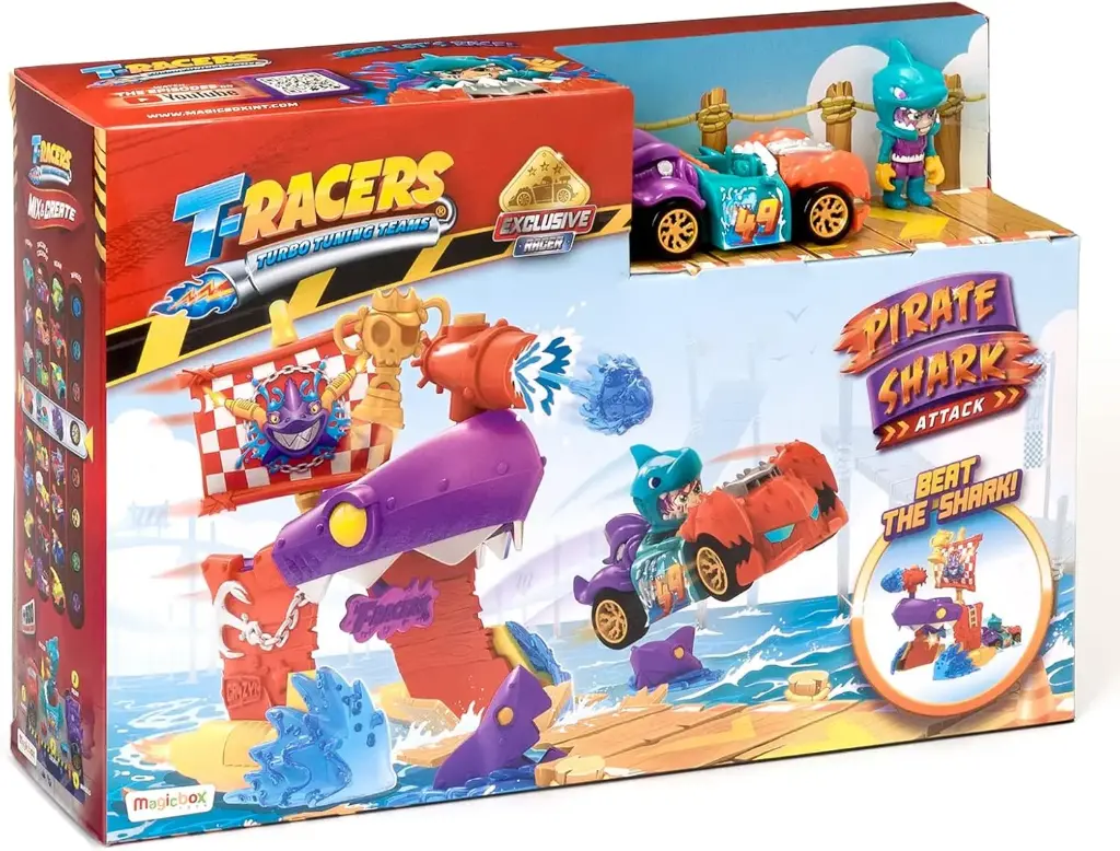 T-Racers S - Pirate Shark Playset 4 Pieces