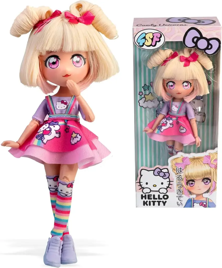 Famosa Hello Kitty Manga Doll - Candy Unicorn Edition 