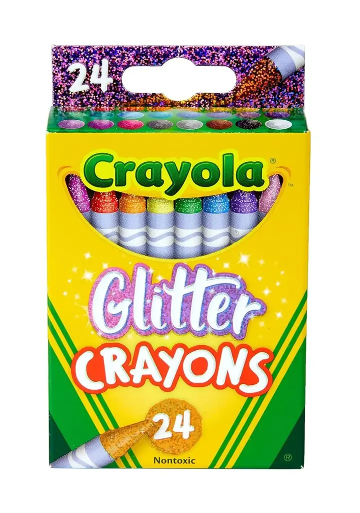 Crayola 24ct Glitter Crayons 