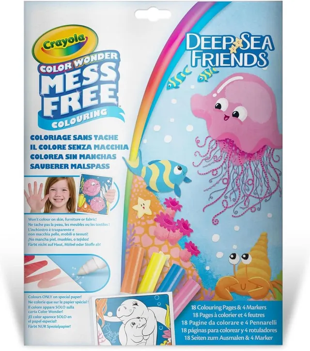 Crayola Color Wonder Mess Free - Sea Friends Coloring Book 