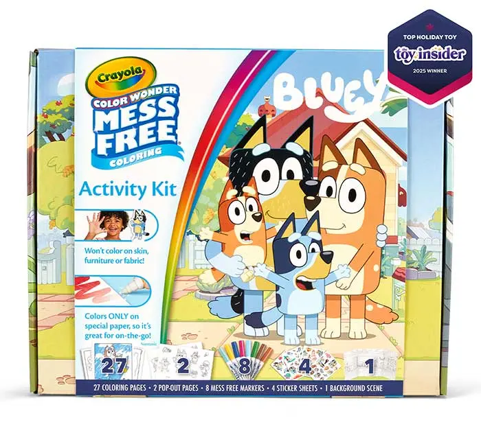 Crayola Color Wonder Activity Set - Bluey