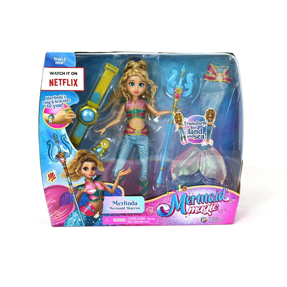 Mermaid Magic - Merlinda Warrior Doll 9-Inch 