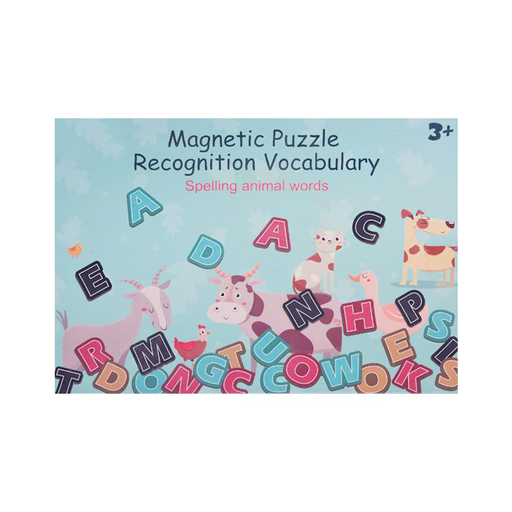 Magnetic Vocabulary Recognition - Animals ABC Puzzle 