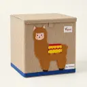 Storage Box Small Linen - Llama 