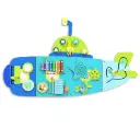 Wood Busy Board Submarine - Yellow 