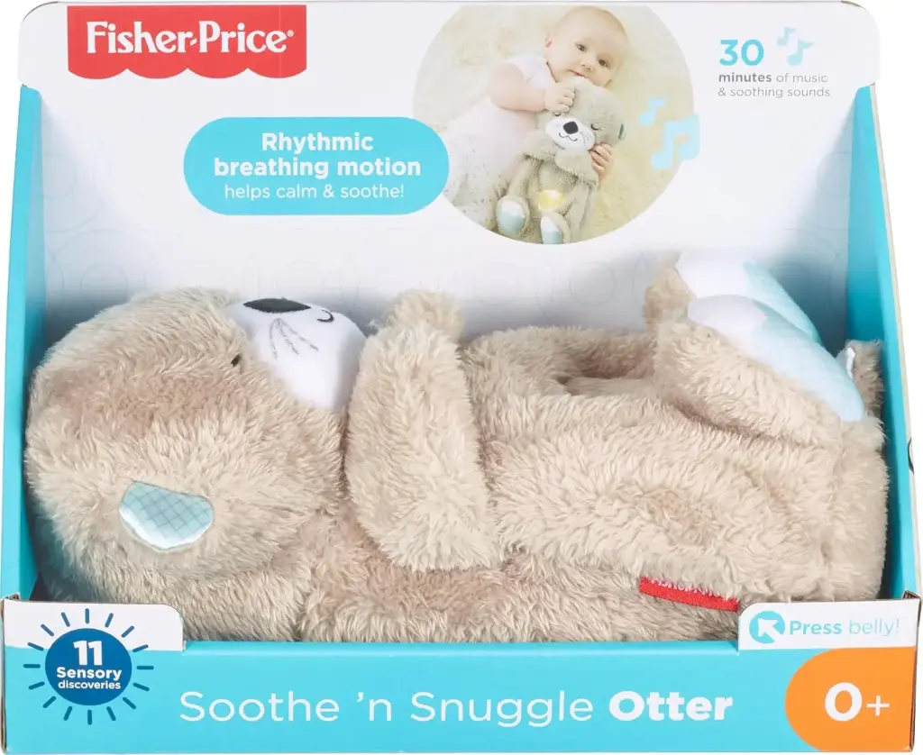 Fisher-Price - Soothe N Snuggle Otter - Gray