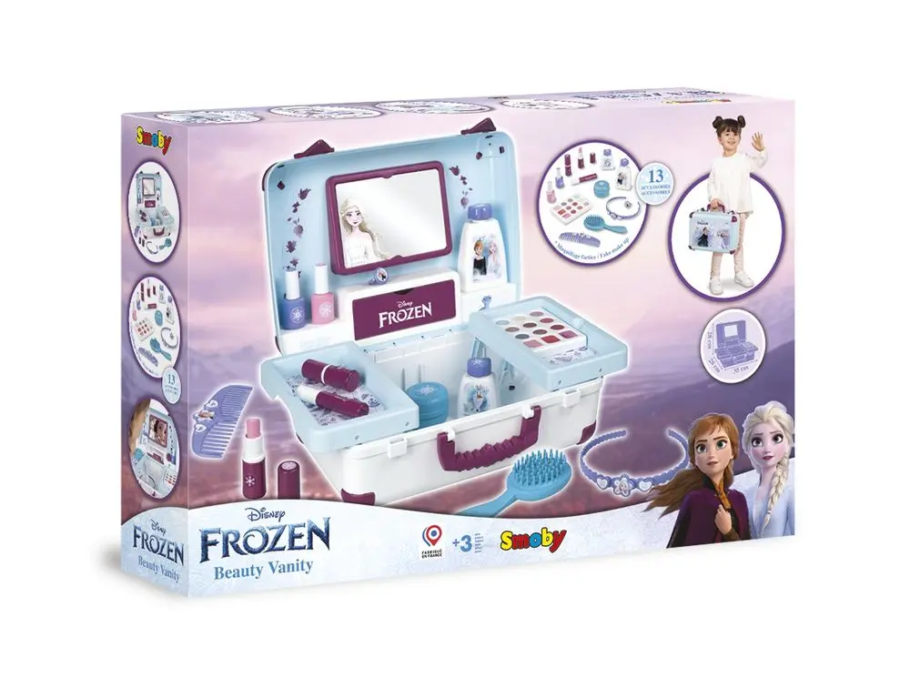 Smoby - The Ice Queen Cosmetic Case - 13 Pieces