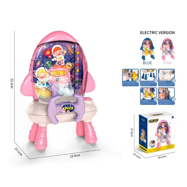 Loc Toy Rocket Bean Receiver - Pink