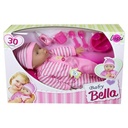 Lissi Dolls Talking Baby Bella With Feeding Accessoires