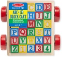 Melissa & Doug Classic ABC Block Cart