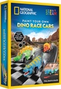 National Geographic Pull Back Dinosaur Race Cars Craft Kit