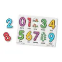 Melissa & Doug See-Inside Numbers Peg Puzzle 