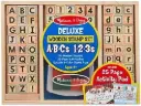 Melissa & Doug Wooden ABC Activity Stamp Set