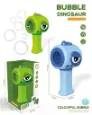 Dinosaur 10 Hole Electric Bubble Stick - Blue 